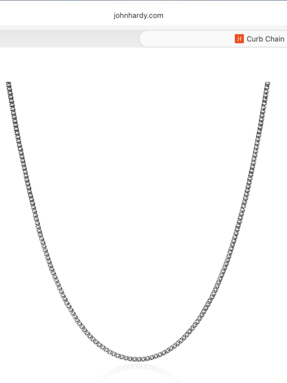 John Hardy Men's Box Chain Necklace